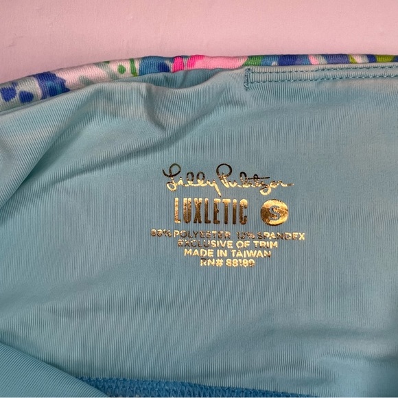 Lilly Pulitzer Luxletic UPF 50+ High Rise Weekender Crop Leggings S - Picture 3 of 9